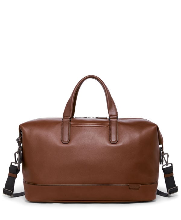 Tumi sales leather duffle