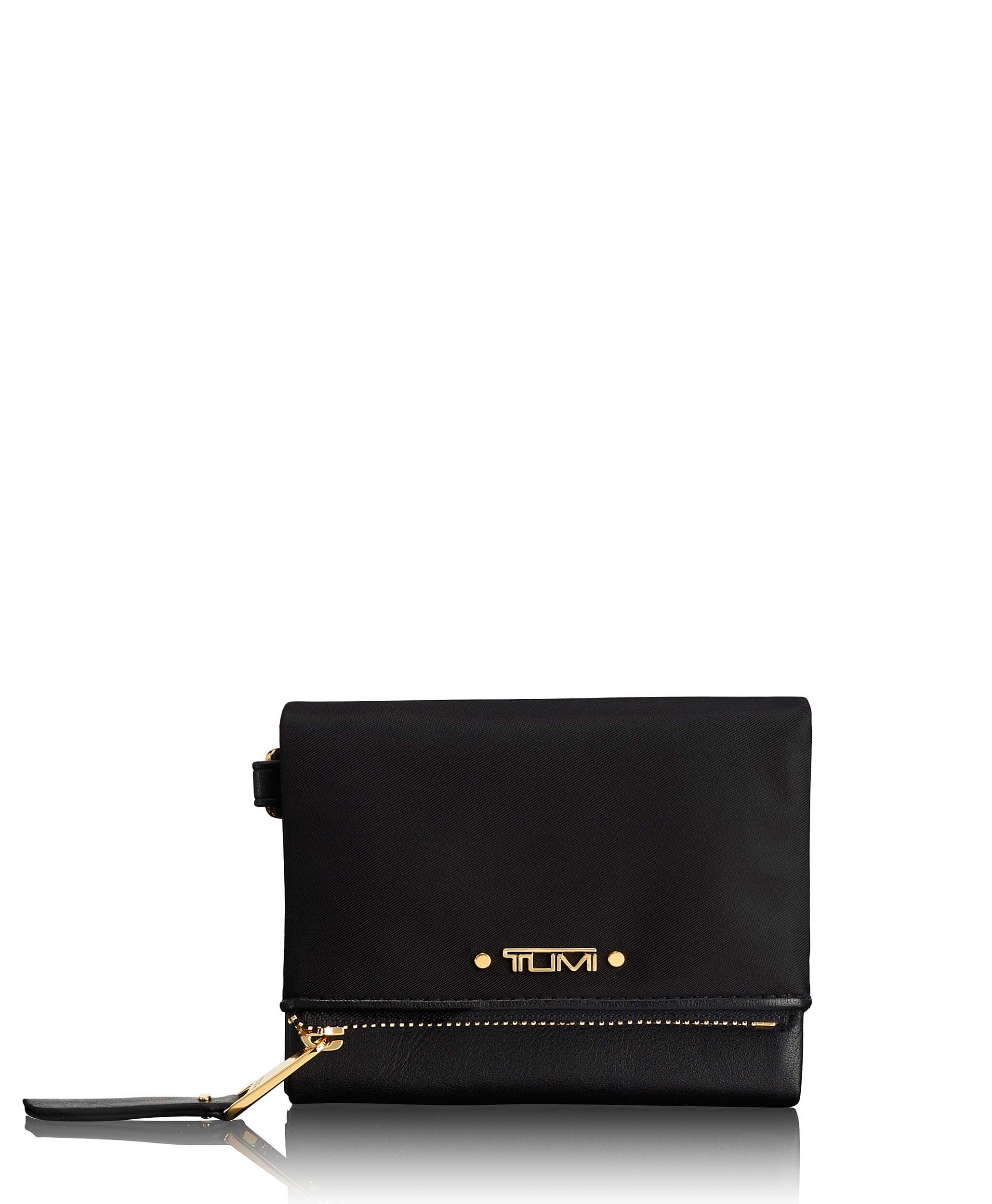 tumi leather luggage