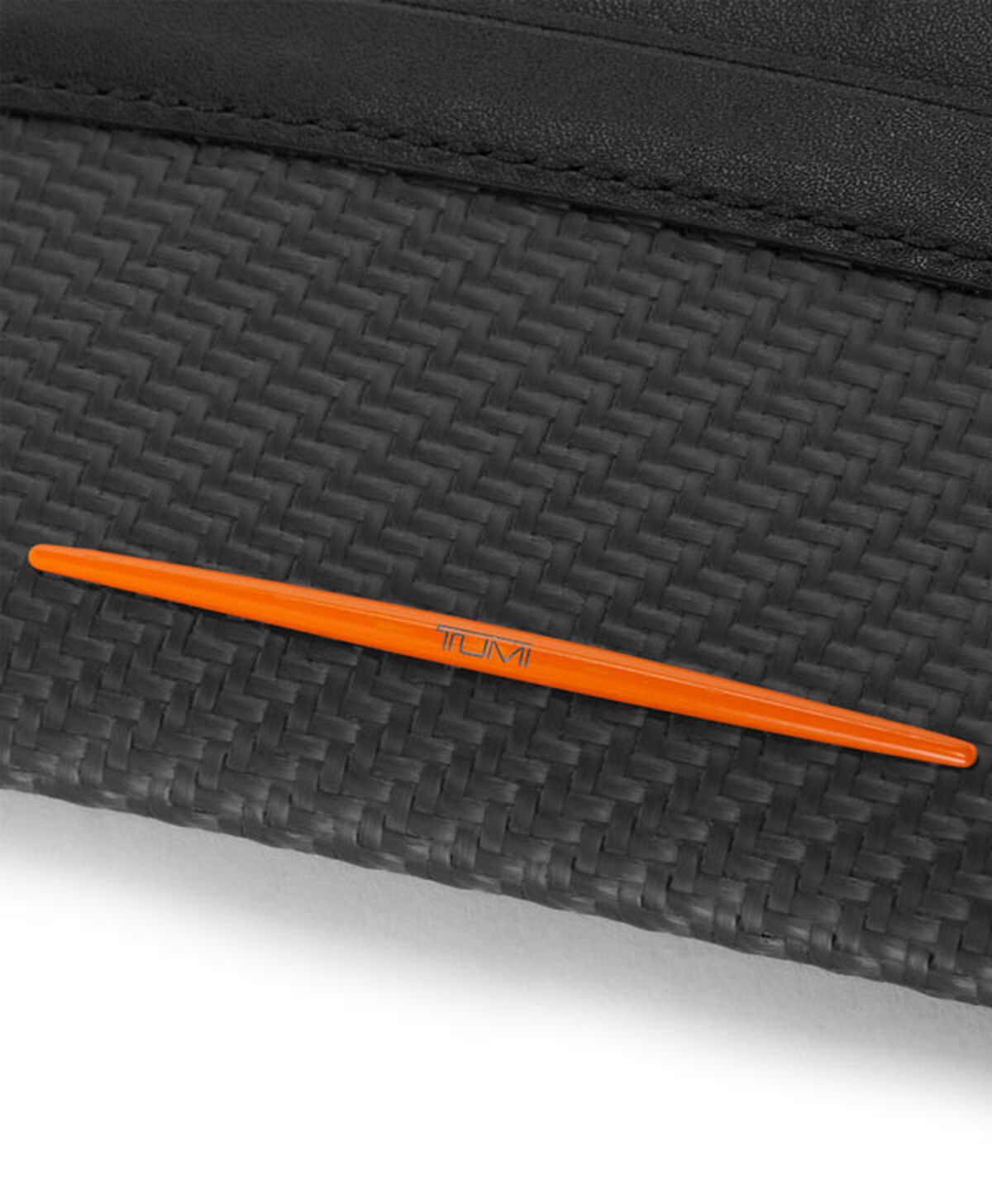 TUMI TUMI McLaren SLIM CARD CASE  Carbon/Papaya