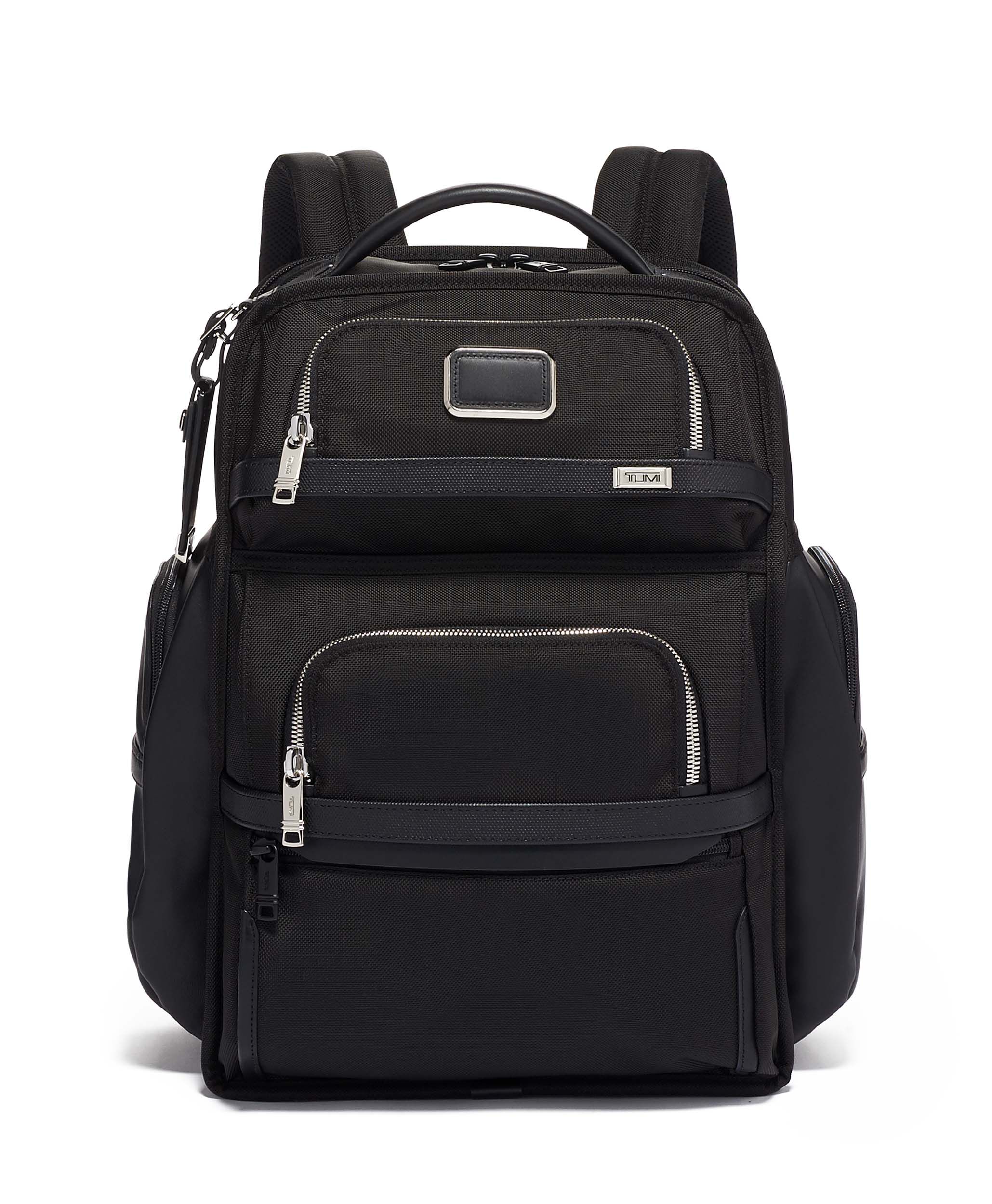tumi leather women's backpack