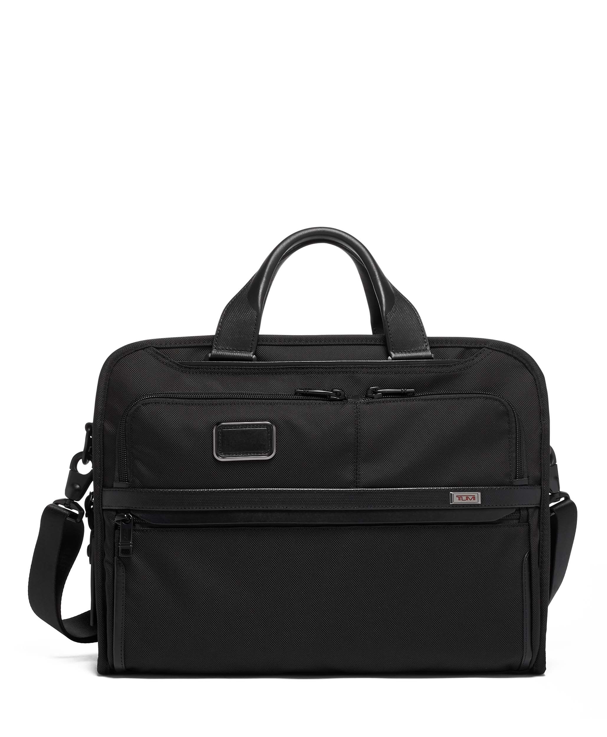 Tumi Alpha 3 Organizer Portfolio Brief Black