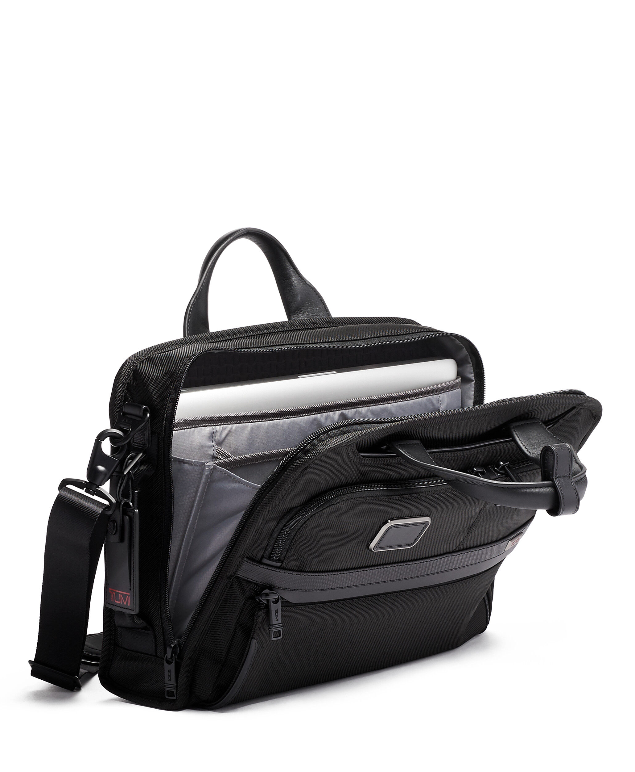 Alpha 3 Slim Three Way Briefcase Black | TUMI Finland