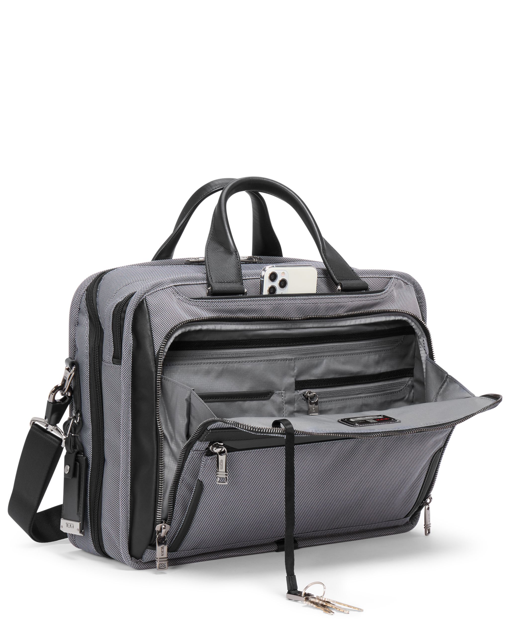 Alpha X Organizer Briefcase Grey | TUMI Finland