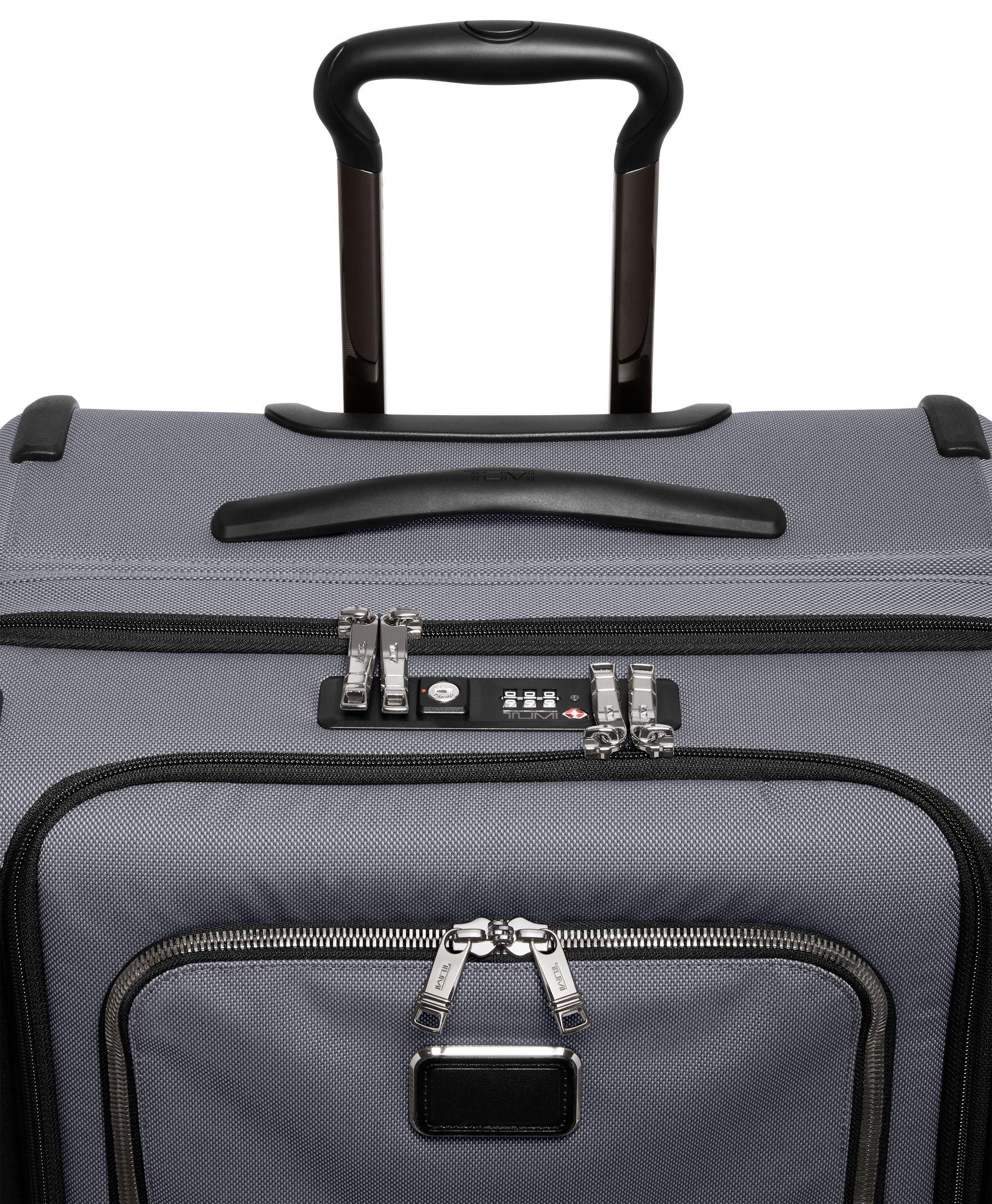 Alpha X Short Trip Expandable Checked Luggage 66 cm Grey