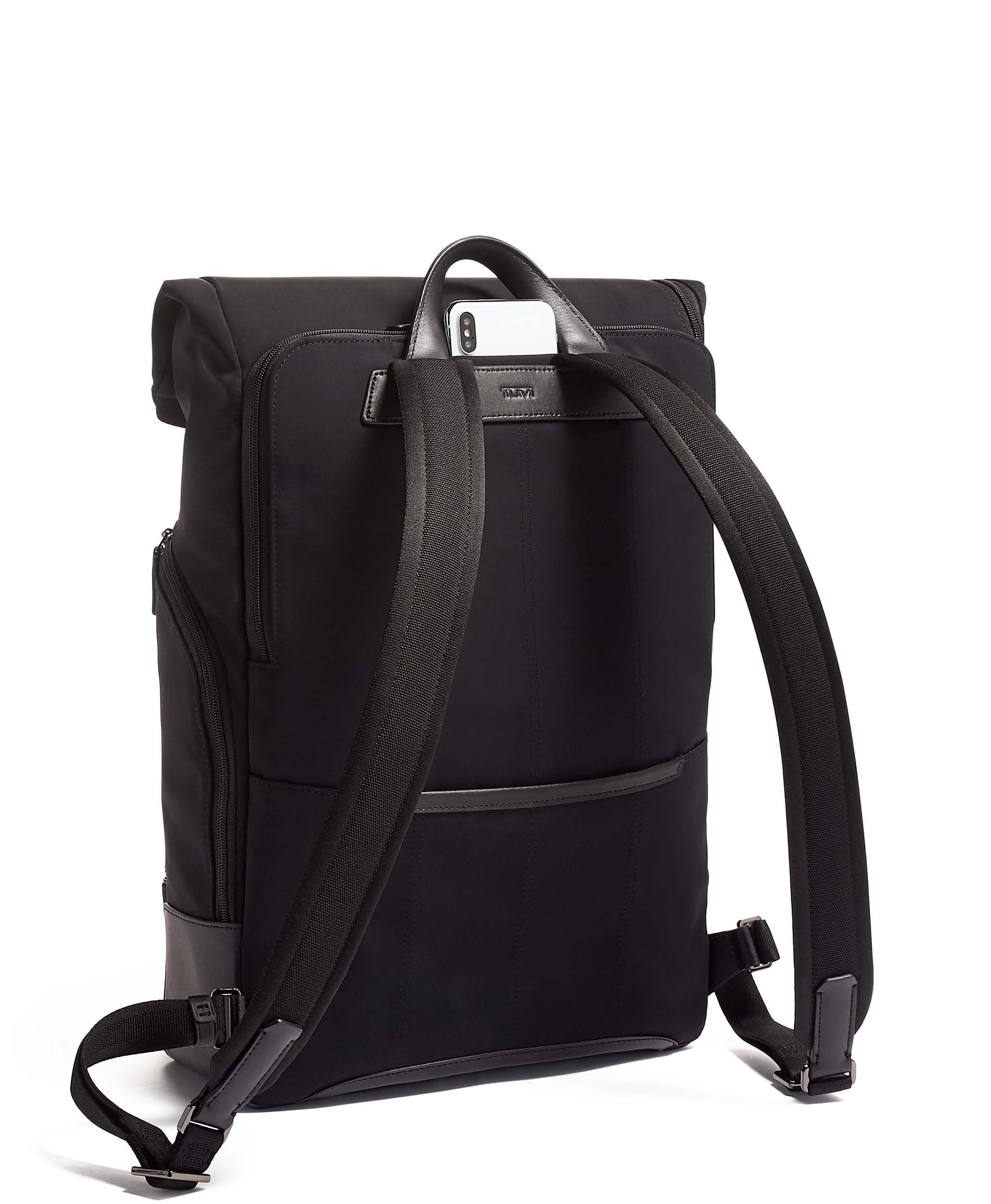 Harrison Osborn Roll Top Backpack Black | TUMI Finland