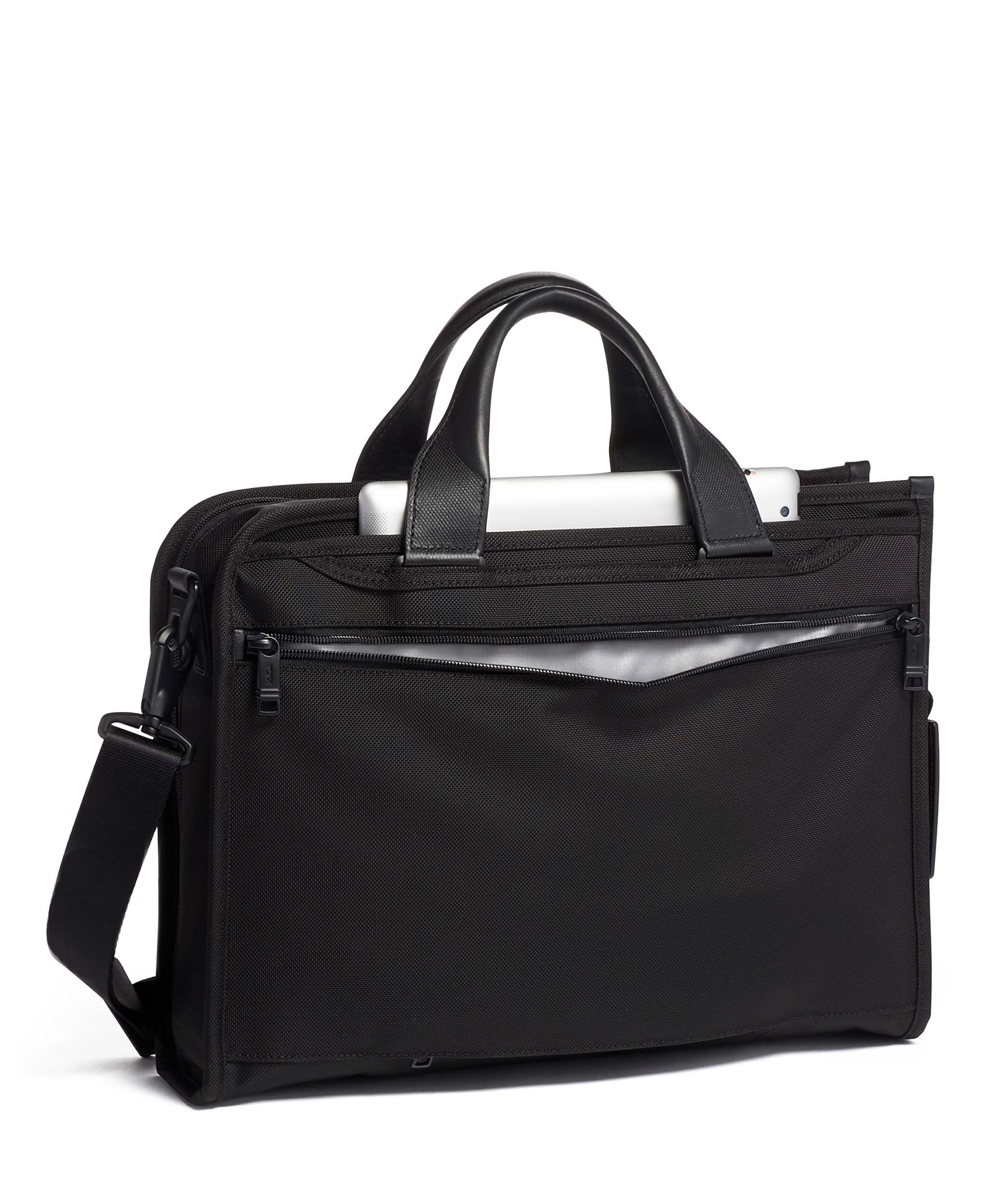 Alpha 3 Slim Deluxe Portfolio Black | TUMI Finland