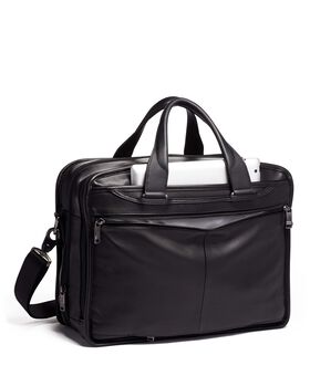 Expandable Organizer Laptop Brief Leather Alpha 3