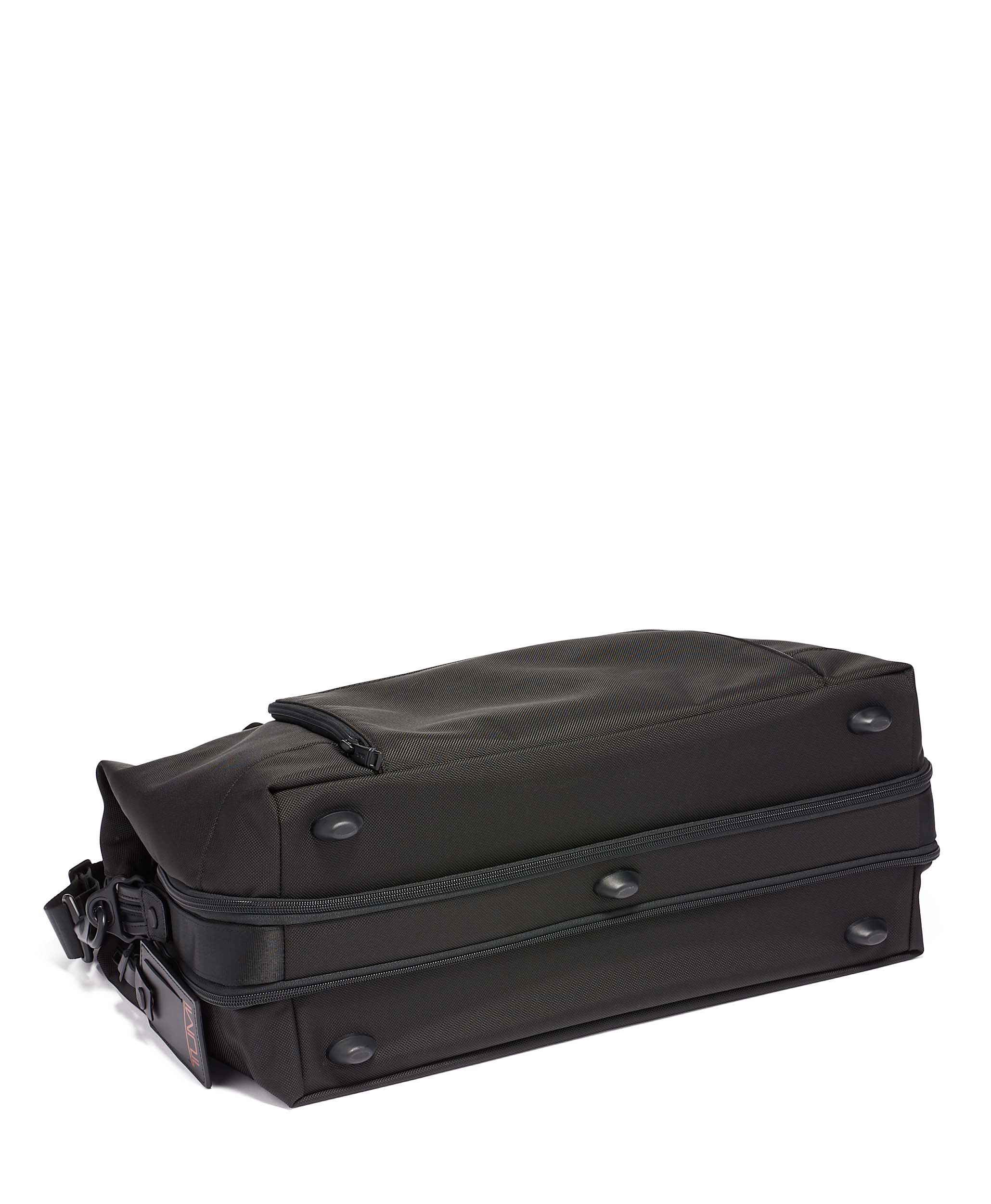 Alpha 3 Double Expansion Satchel Black TUMI Finland