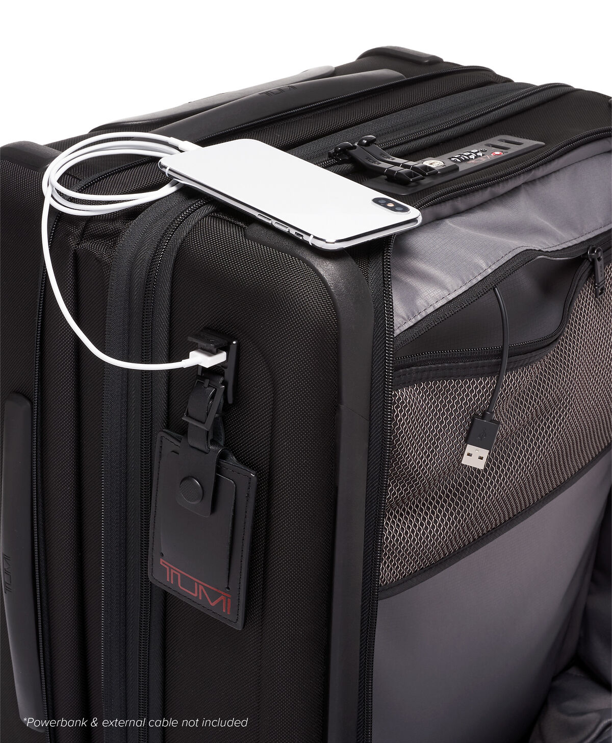 TUMI Alpha 3 CONT DUAL ACCESS 4WHL C/O Black