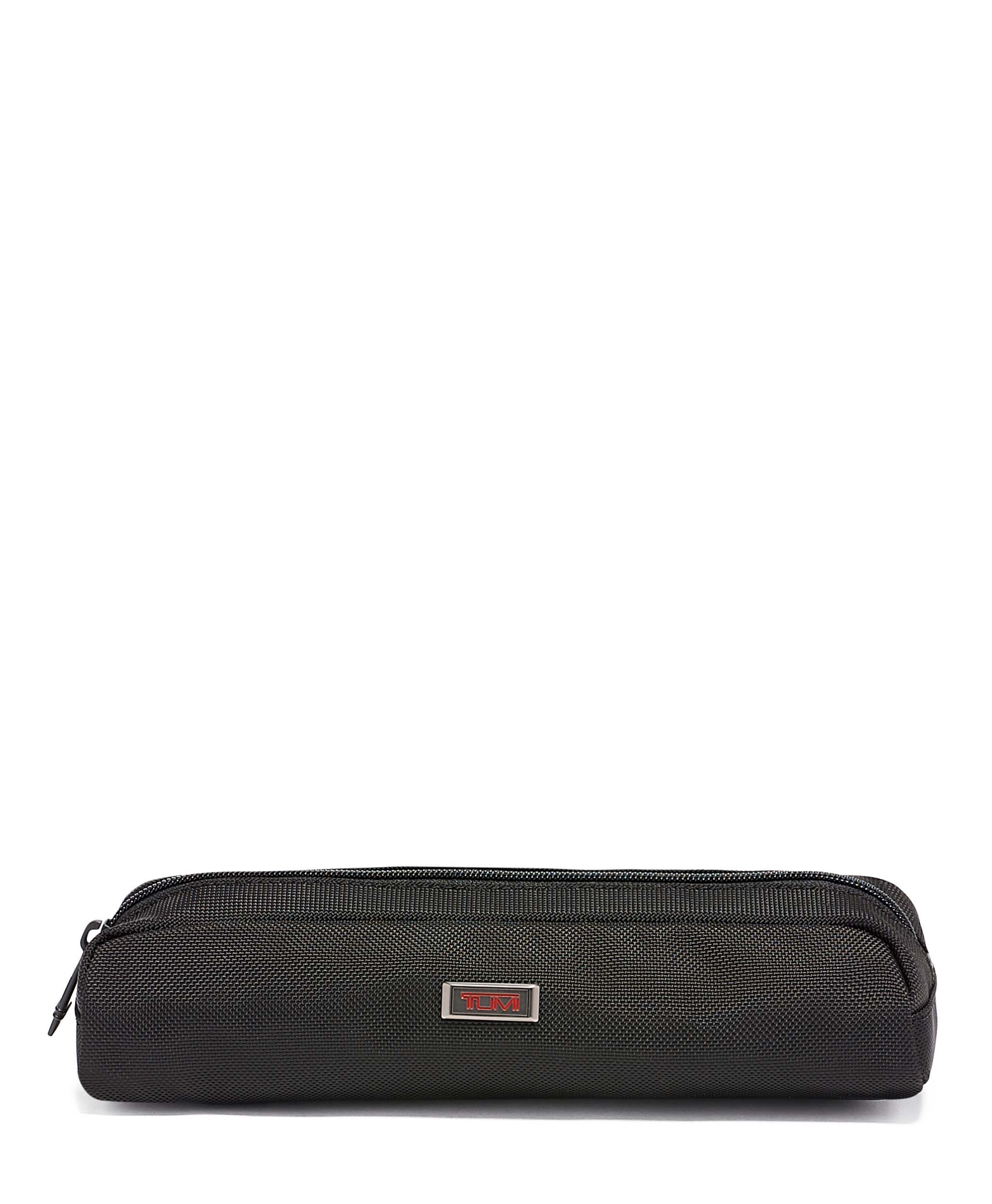 Tumi leather pouch top