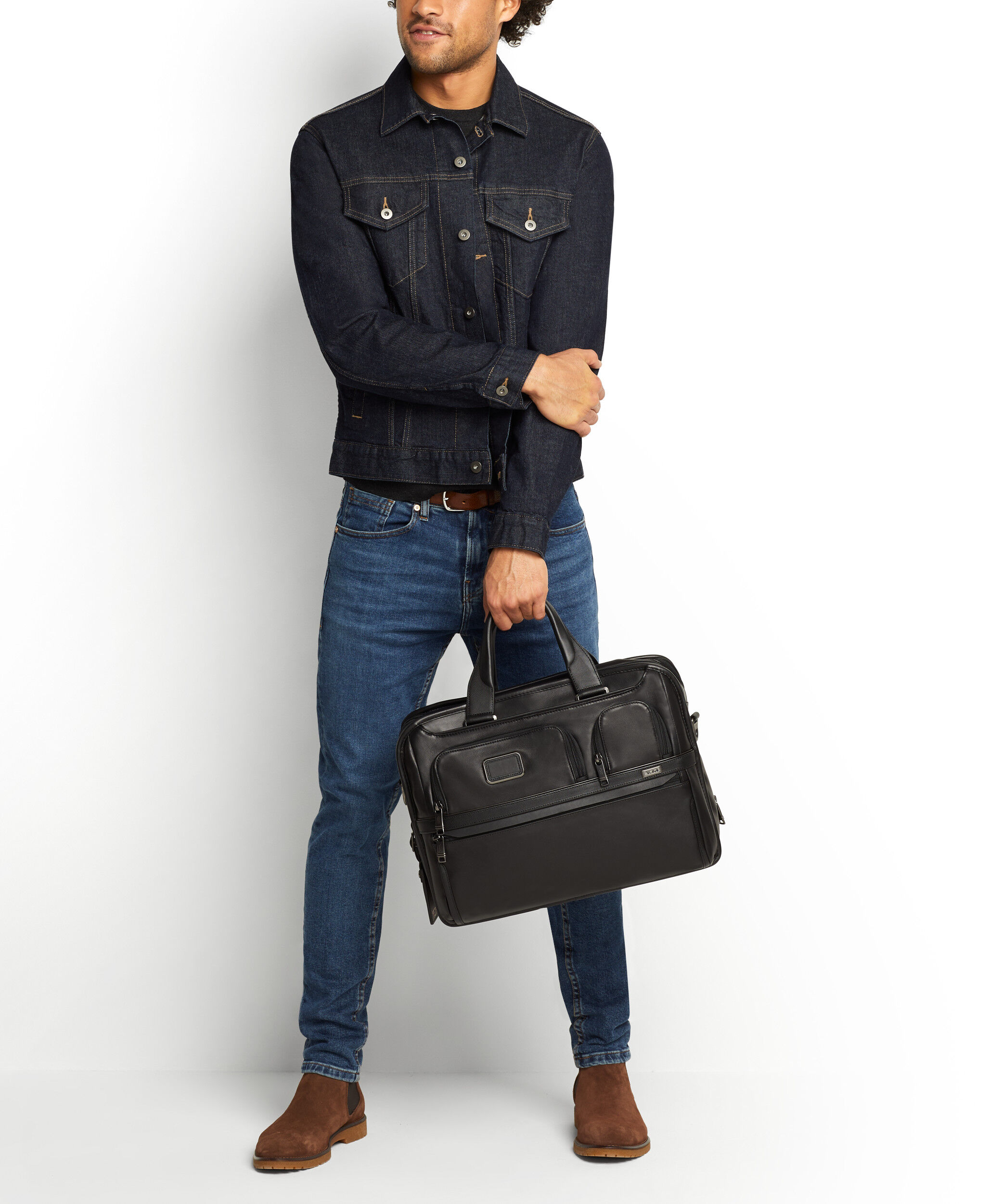 Alpha 3 Laptop Briefcase Black | TUMI Finland