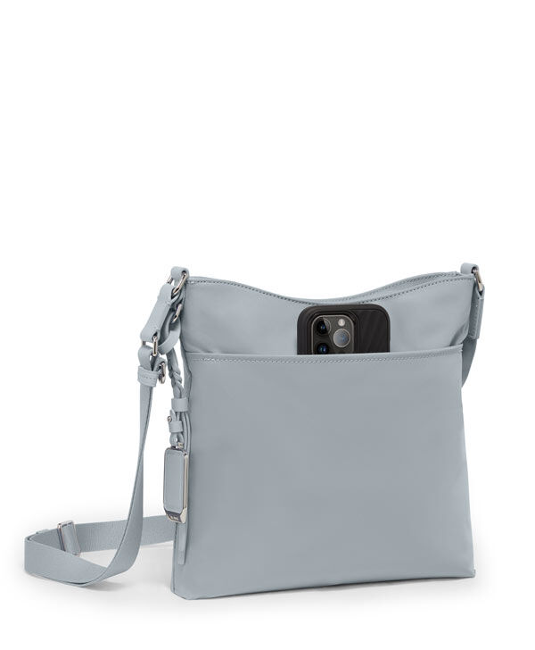 Halogen nylon 2025 zip crossbody bag