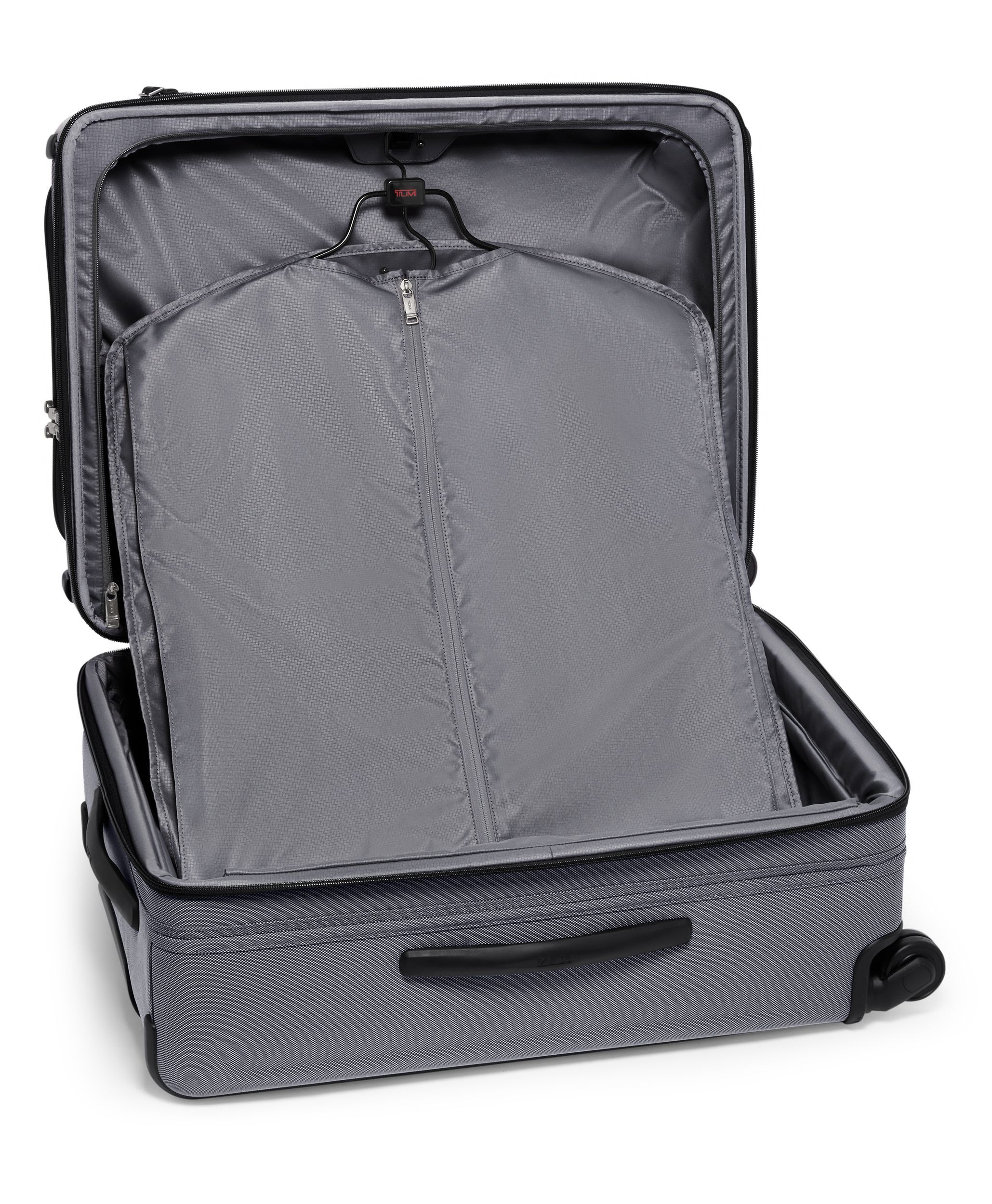 Alpha X Short Trip Expandable Checked Luggage 66 cm Grey