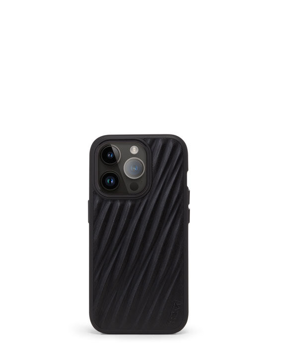 Mobile Accessory Leather Iphone 15 Pro Cover Black | TUMI