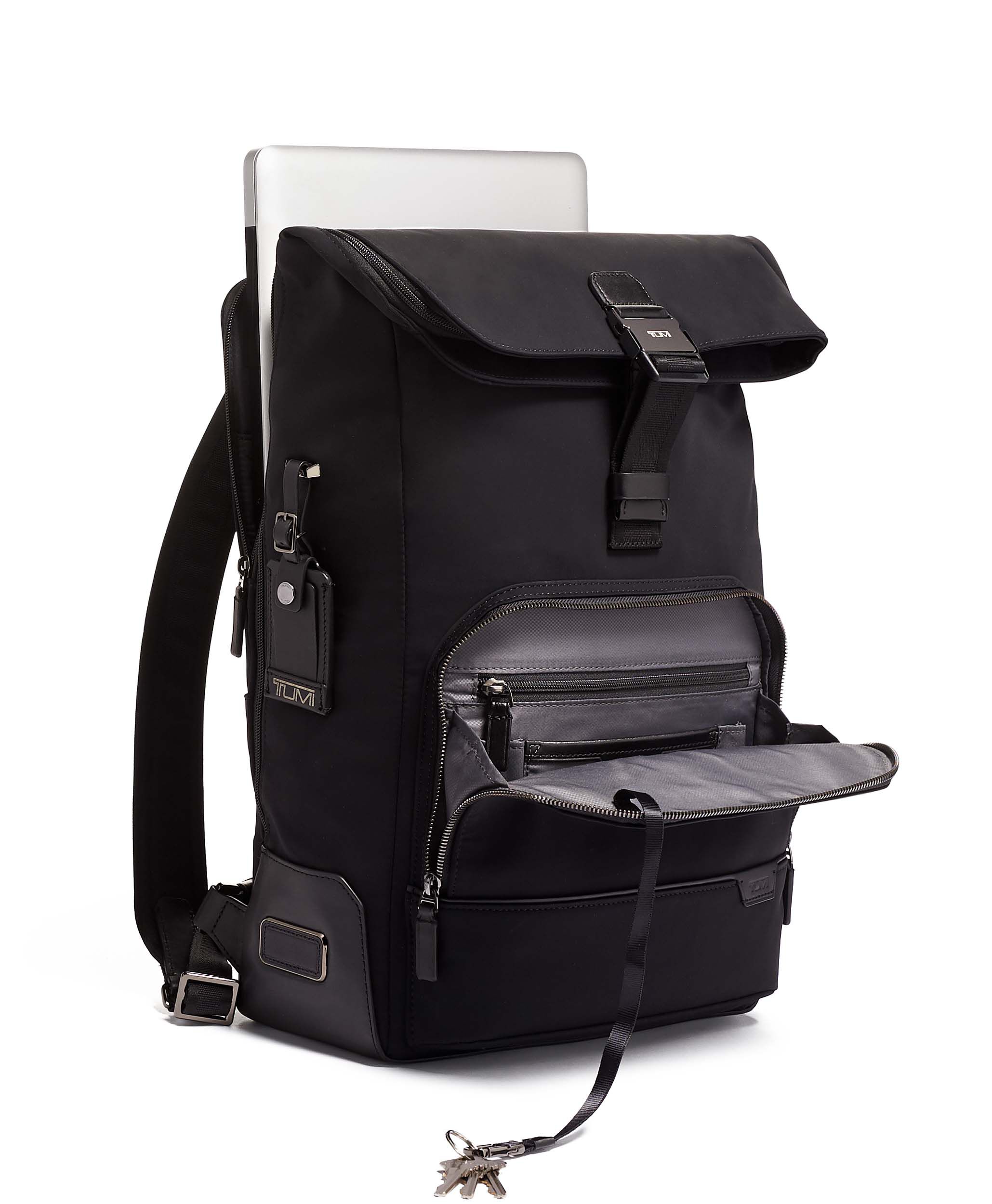 Harrison Osborn Roll Top Backpack Black | TUMI Finland