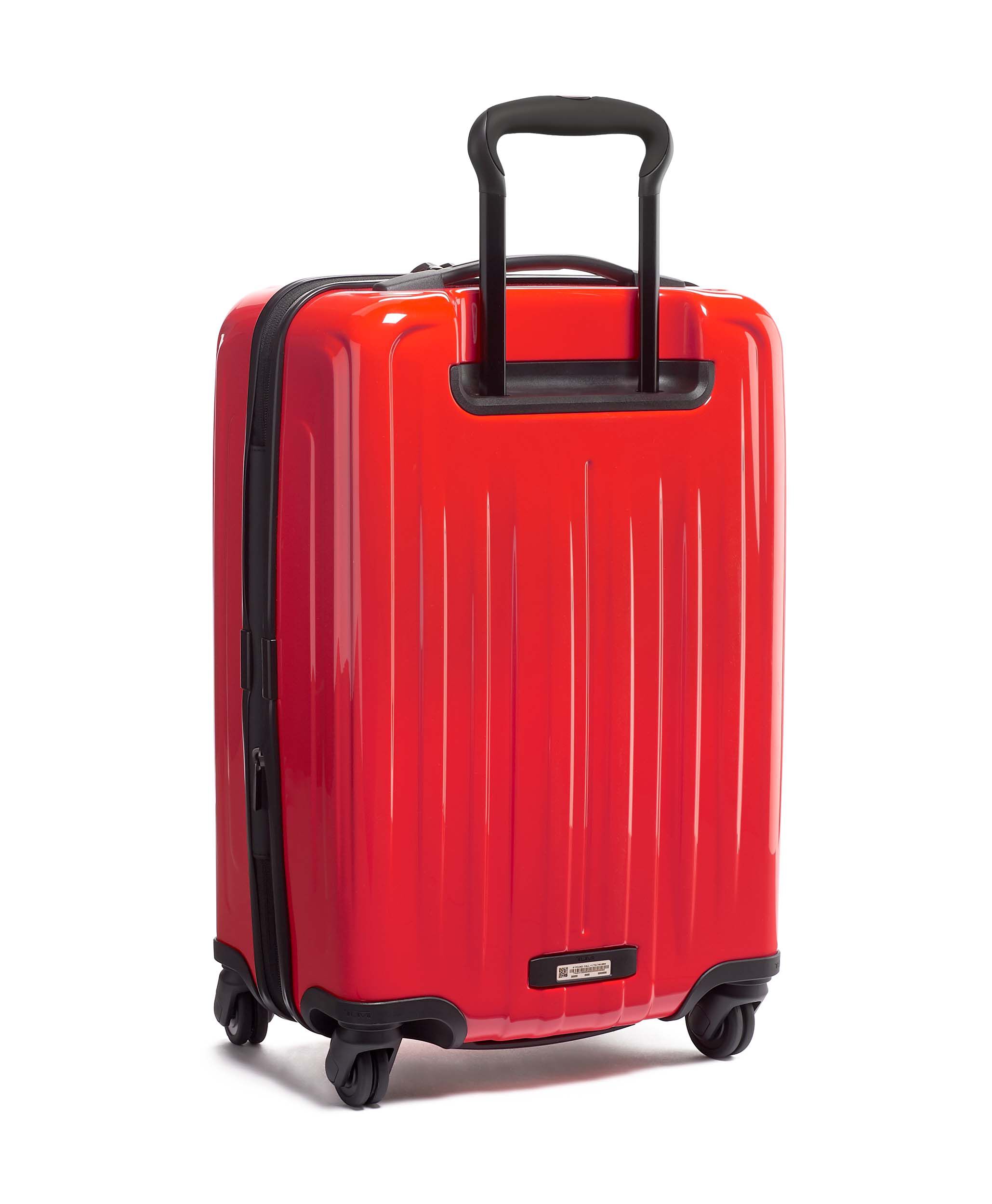 tumi red carry on