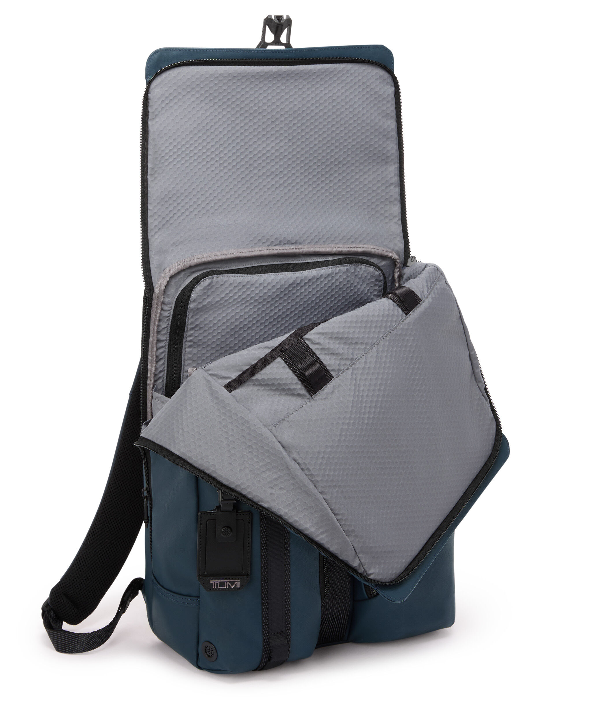 Alpha Bravo Surveillance Flap Backpack Blue | TUMI Finland