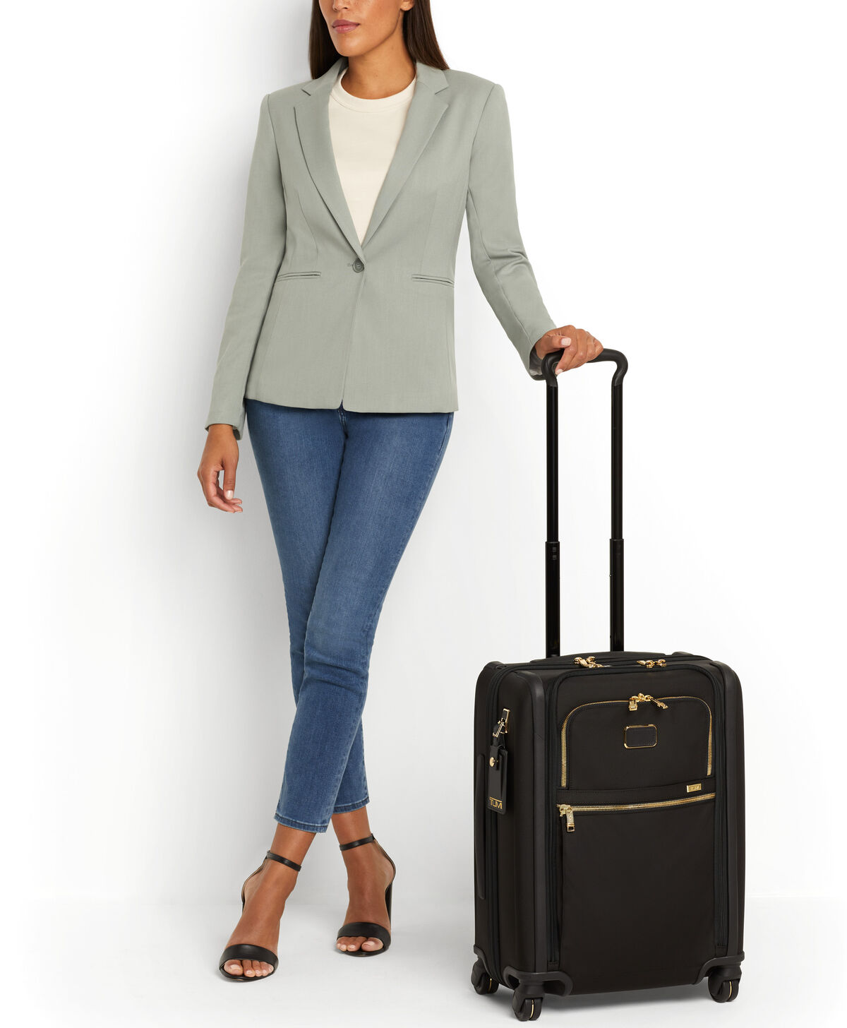 TUMI Alpha 3 CONT DUAL ACCESS 4WHL C/O Black