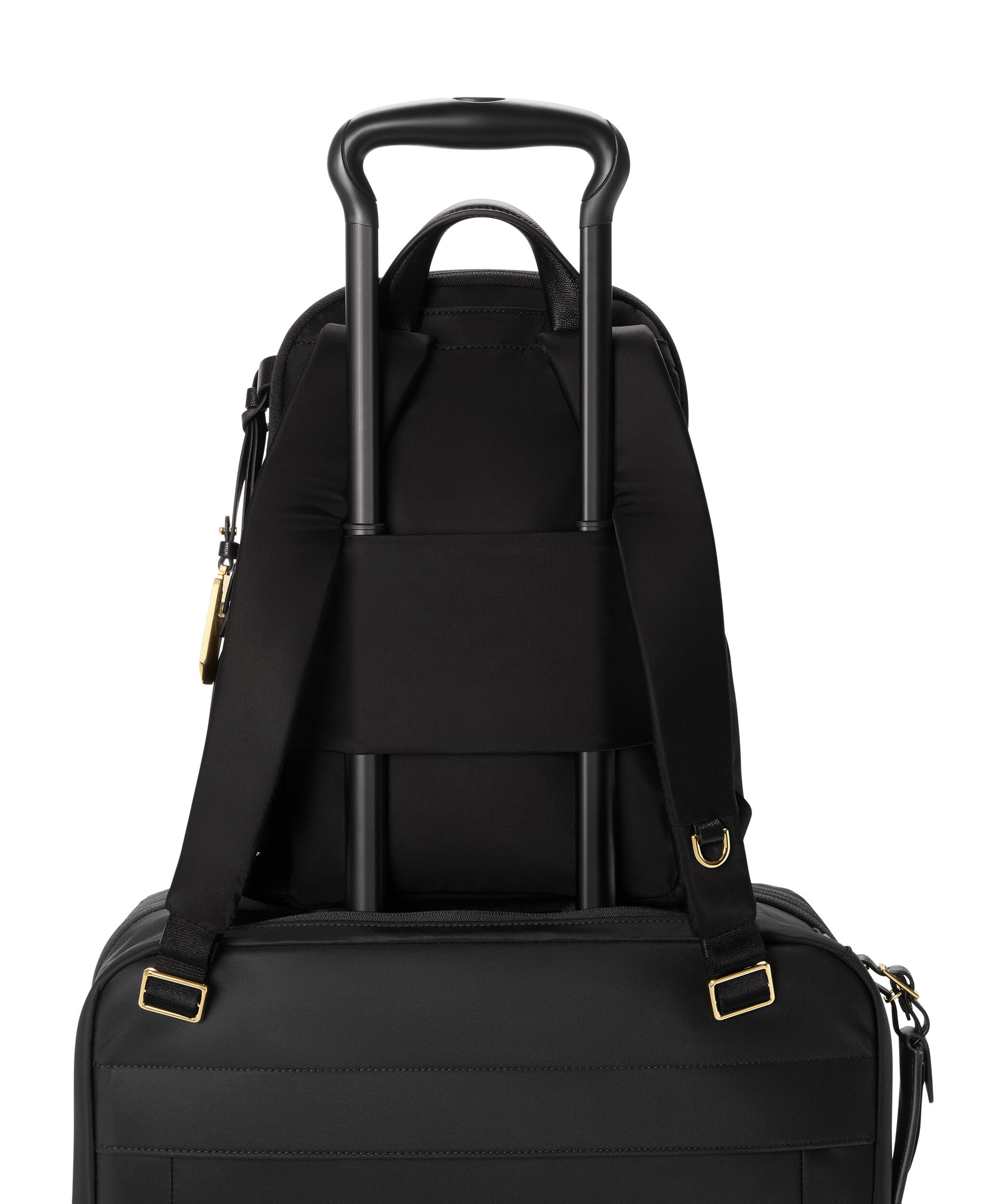 【ユ】未使用級 TUMI リュック サフィアーノレザー 黒 レディース TUMI